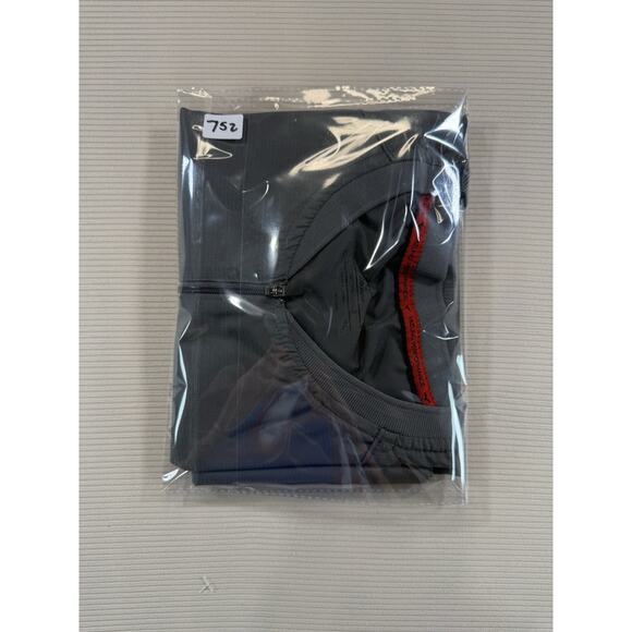 Mizuno Performance Half Zip Pullover Gray Short Sleeve Athletic Shirt - Picture 10 of 10